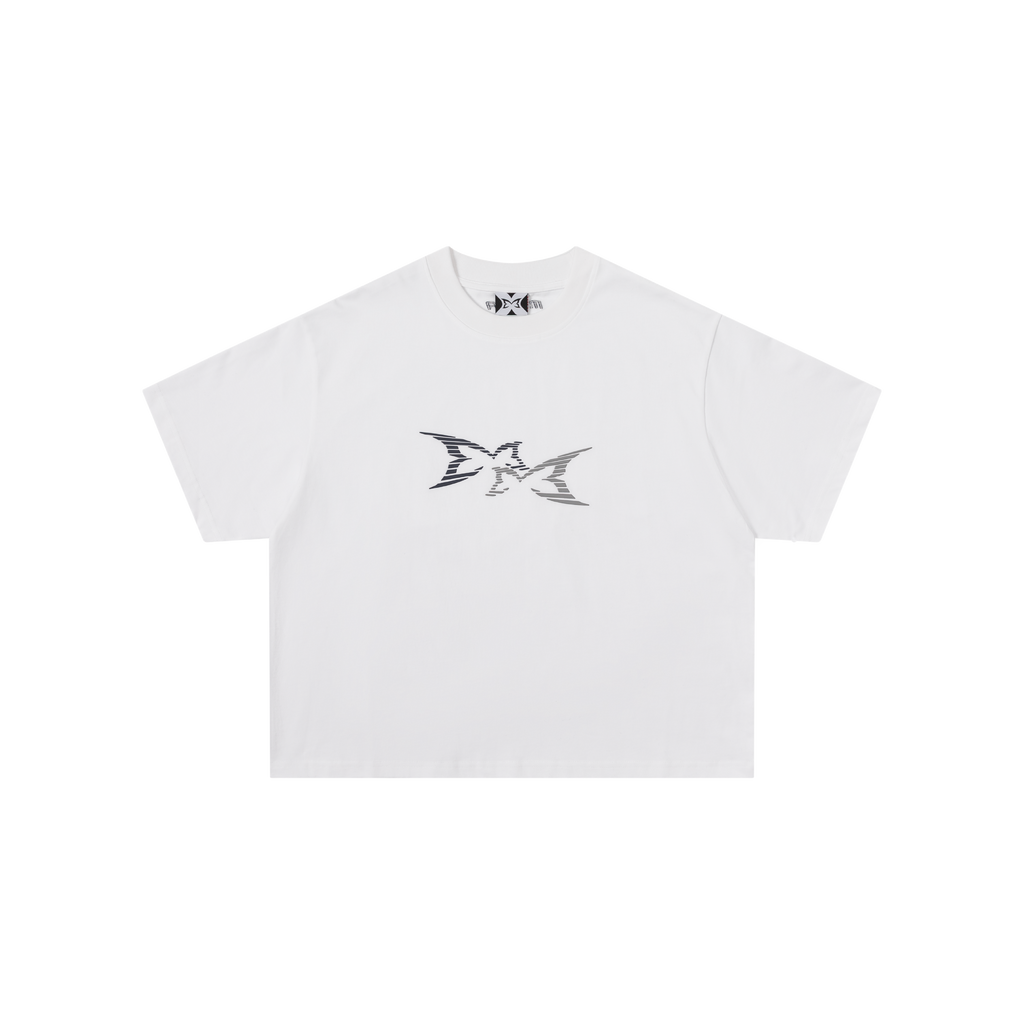 3D Logo Tee (White / Navy / Grey)