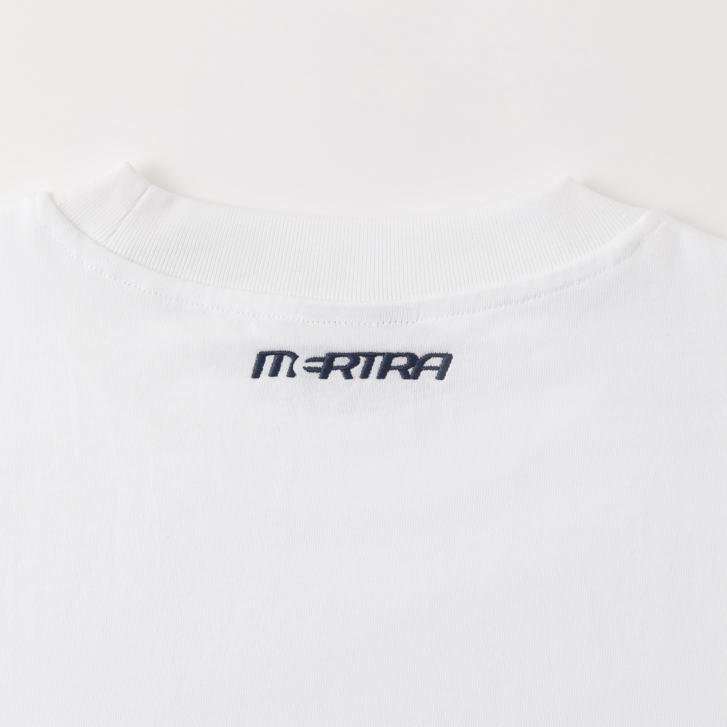 3D Logo Tee (White / Navy / Grey)