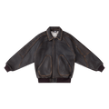 Aged Leather Jacket (Brown)
