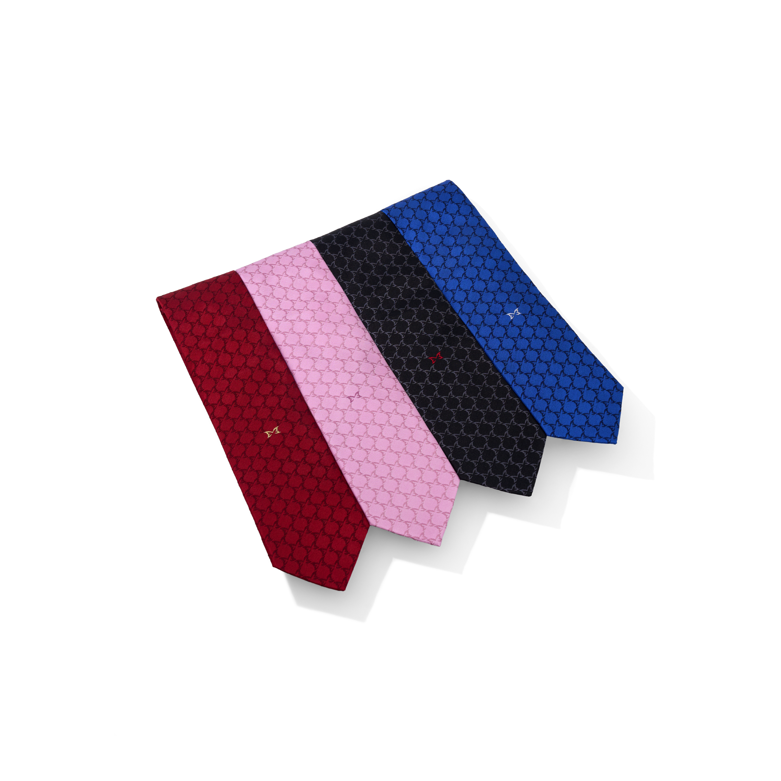 Monogram Tie (Wine)