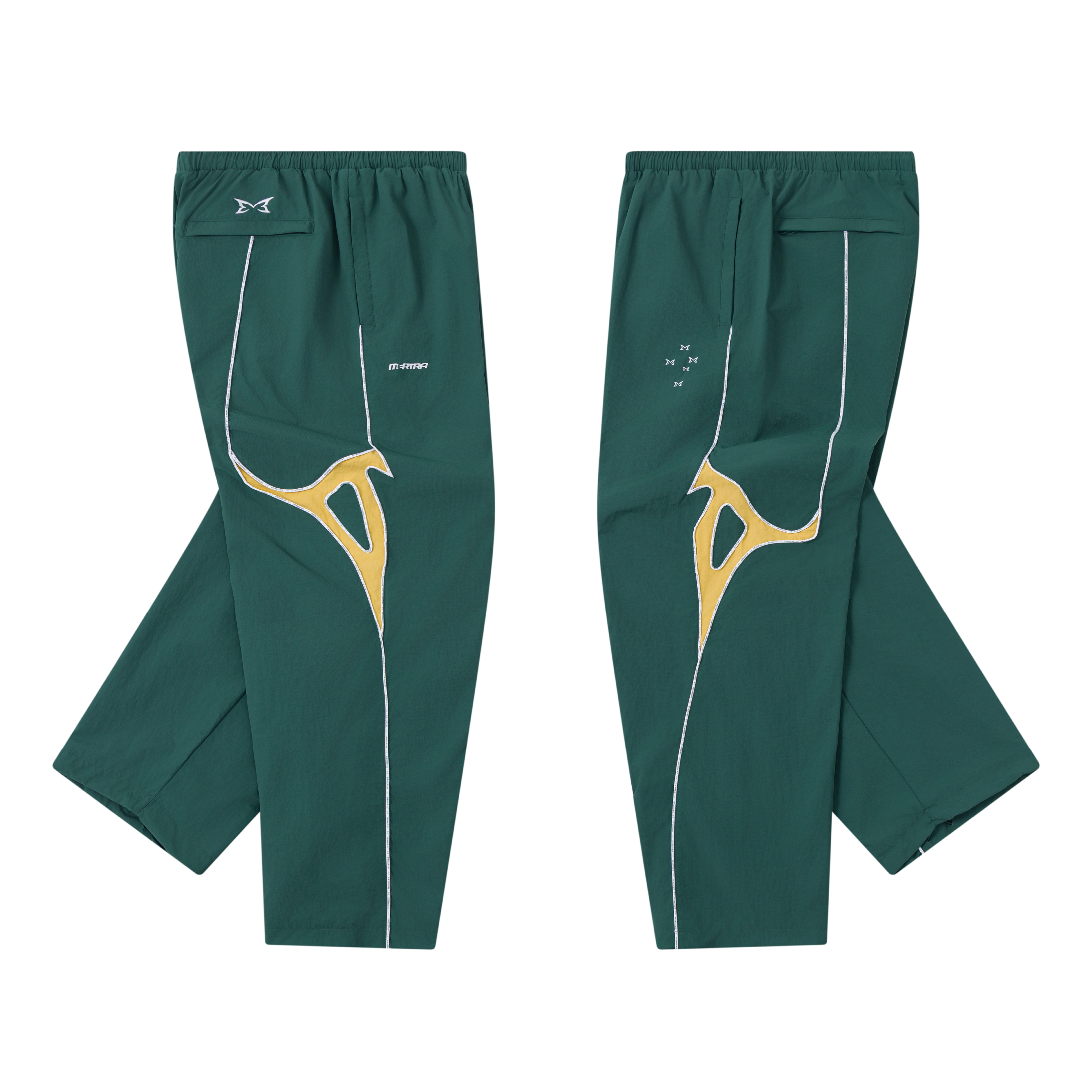 Down Unda Track Pants (Green / Yellow)