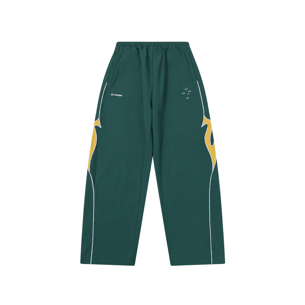 Down Unda Track Pants (Green / Yellow)