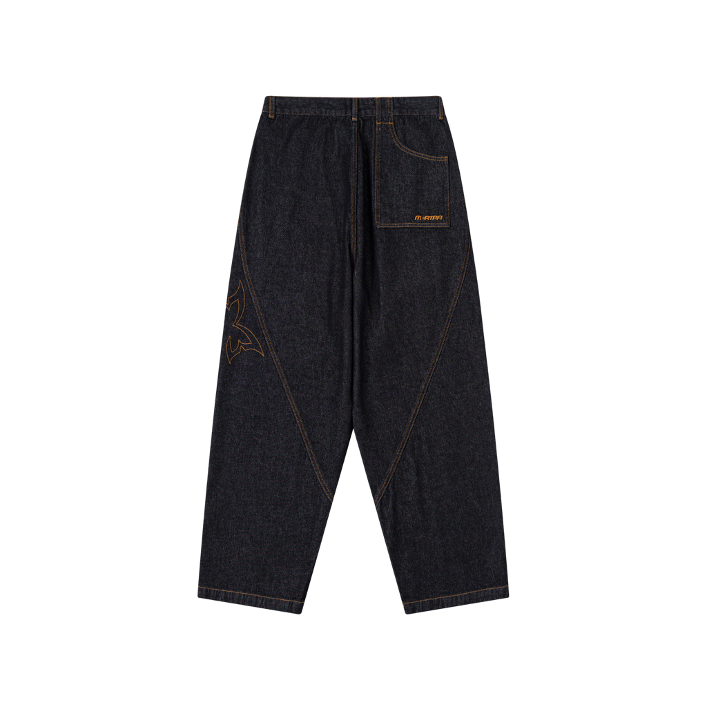 Reverse Bigstep Denim (Black / Gold)