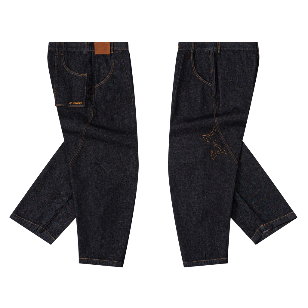 Reverse Bigstep Denim (Black / Gold)