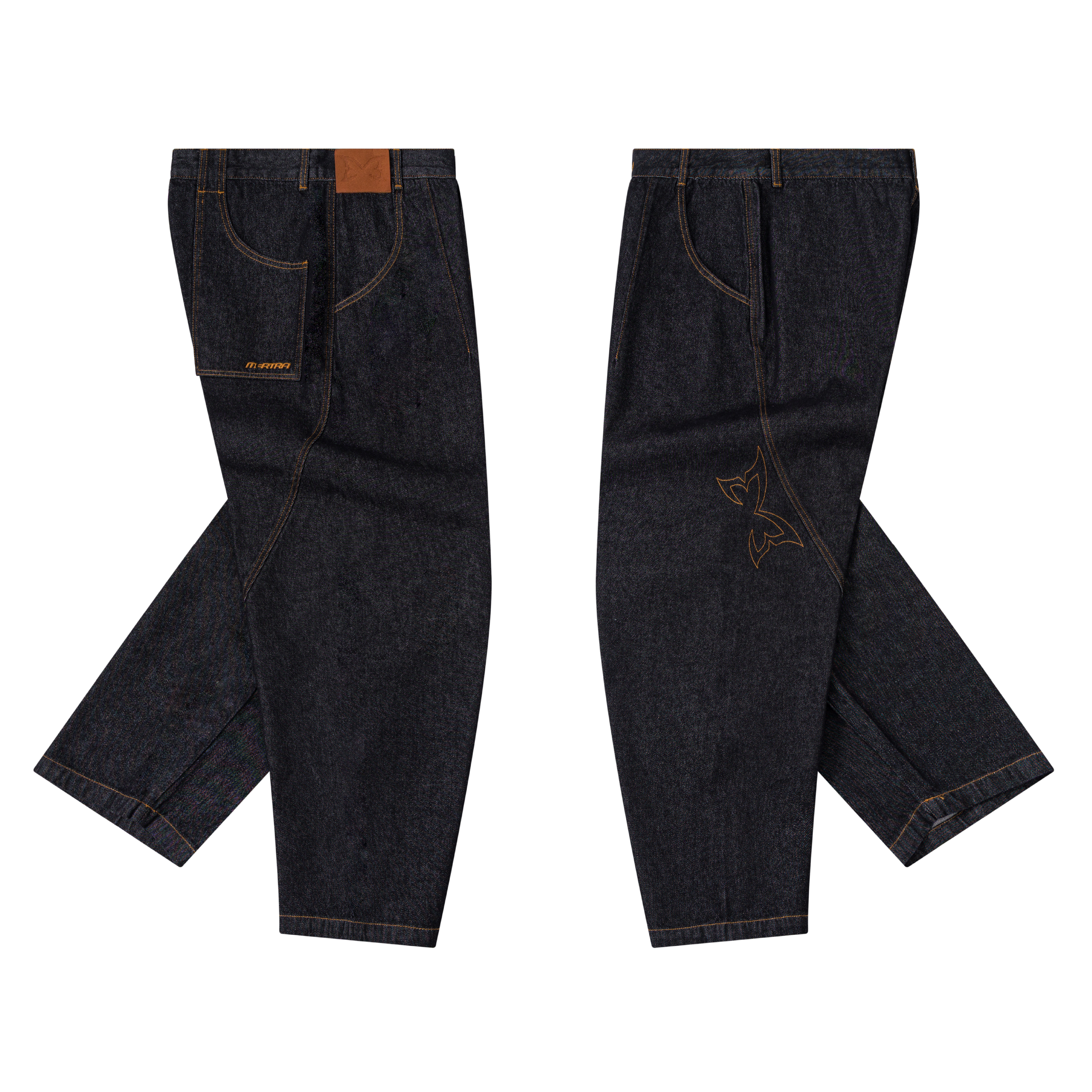 Reverse Bigstep Denim (Black / Gold)