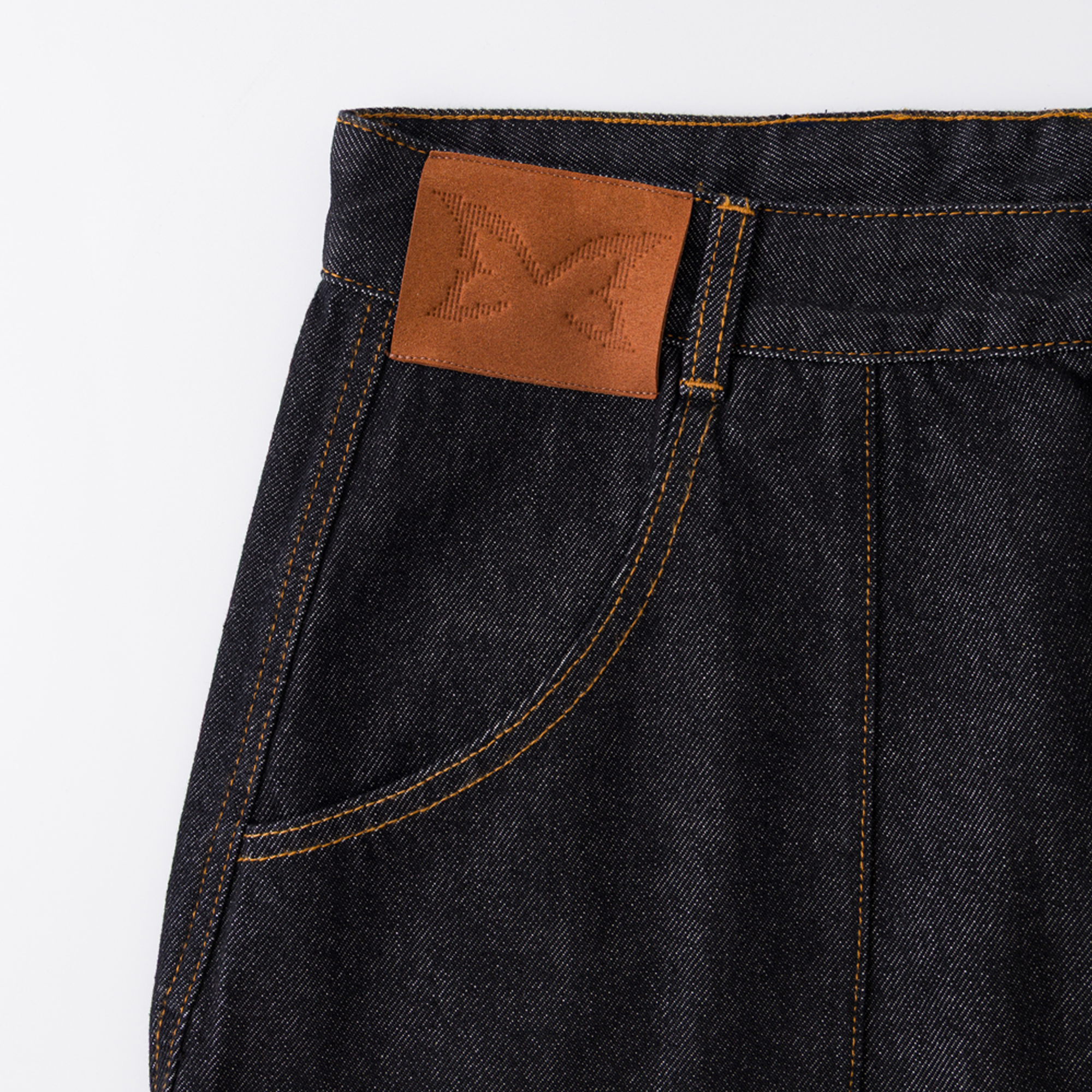 Reverse Bigstep Denim (Black / Gold)