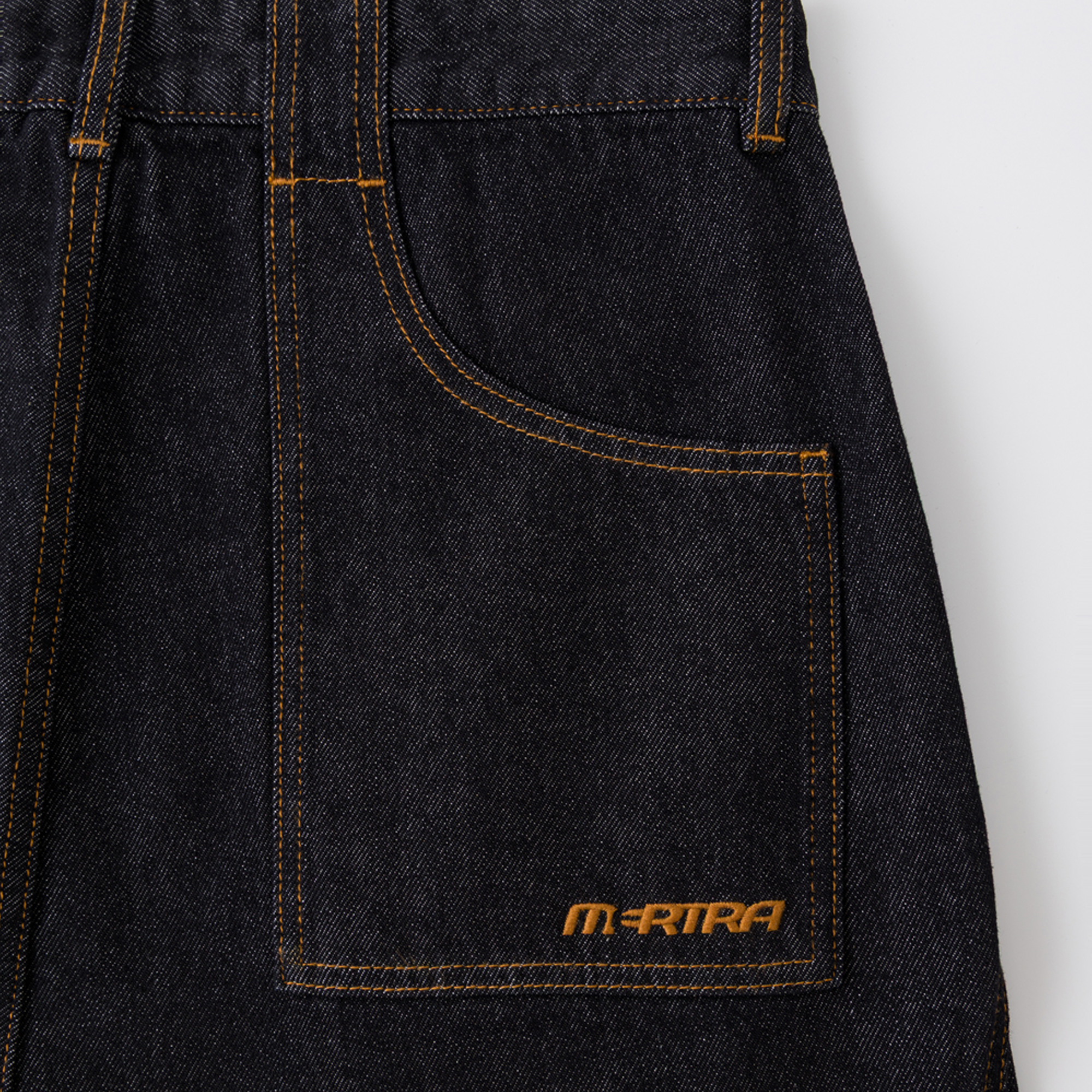 Reverse Bigstep Denim (Black / Gold)