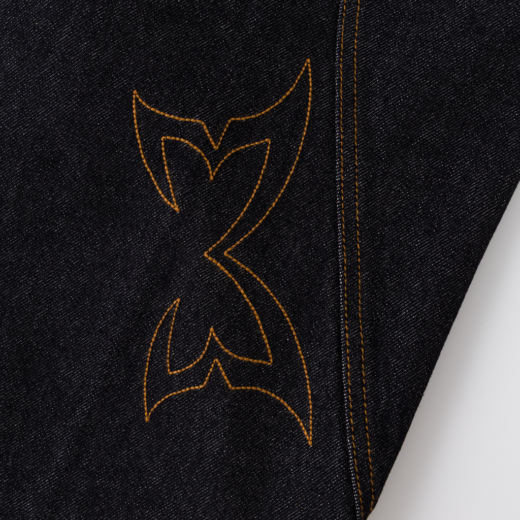 Reverse Bigstep Denim (Black / Gold)