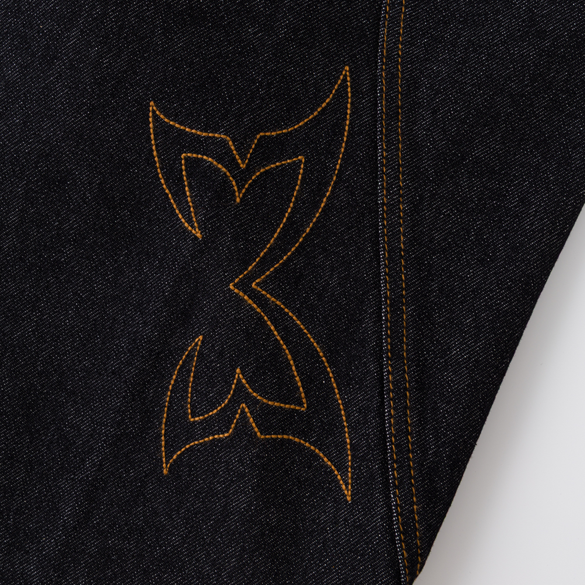 Reverse Bigstep Denim (Black / Gold)