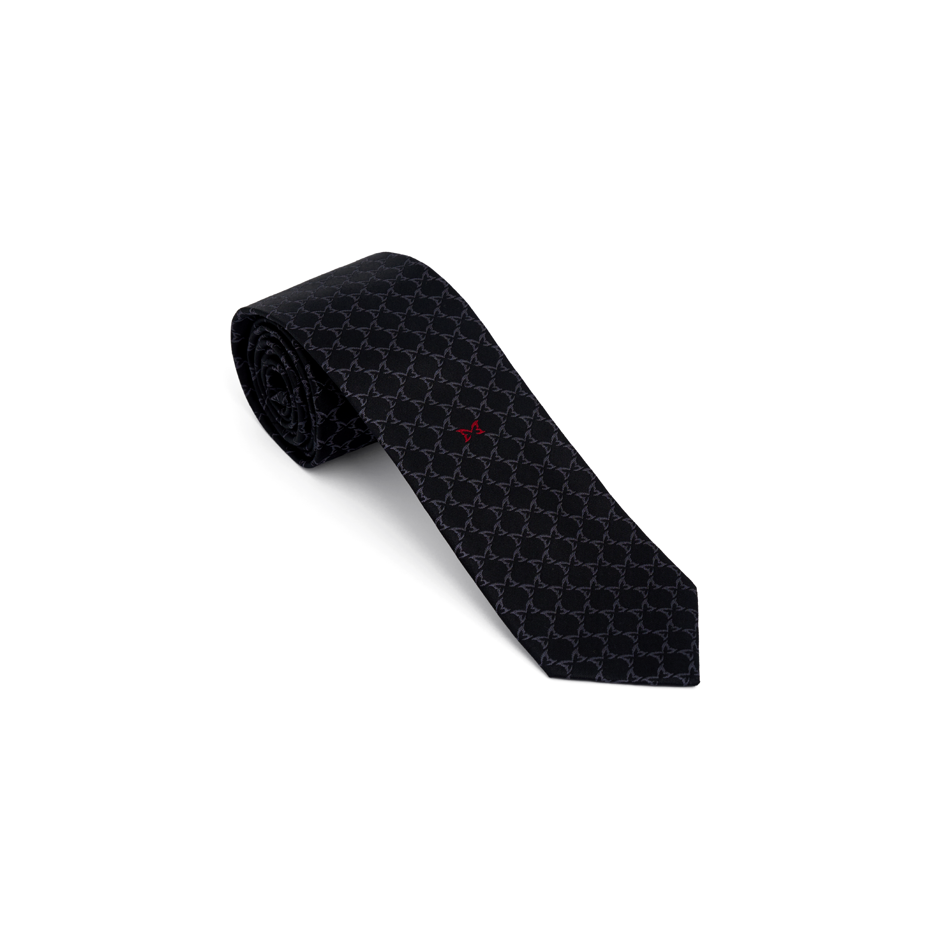 Monogram Tie (Black)