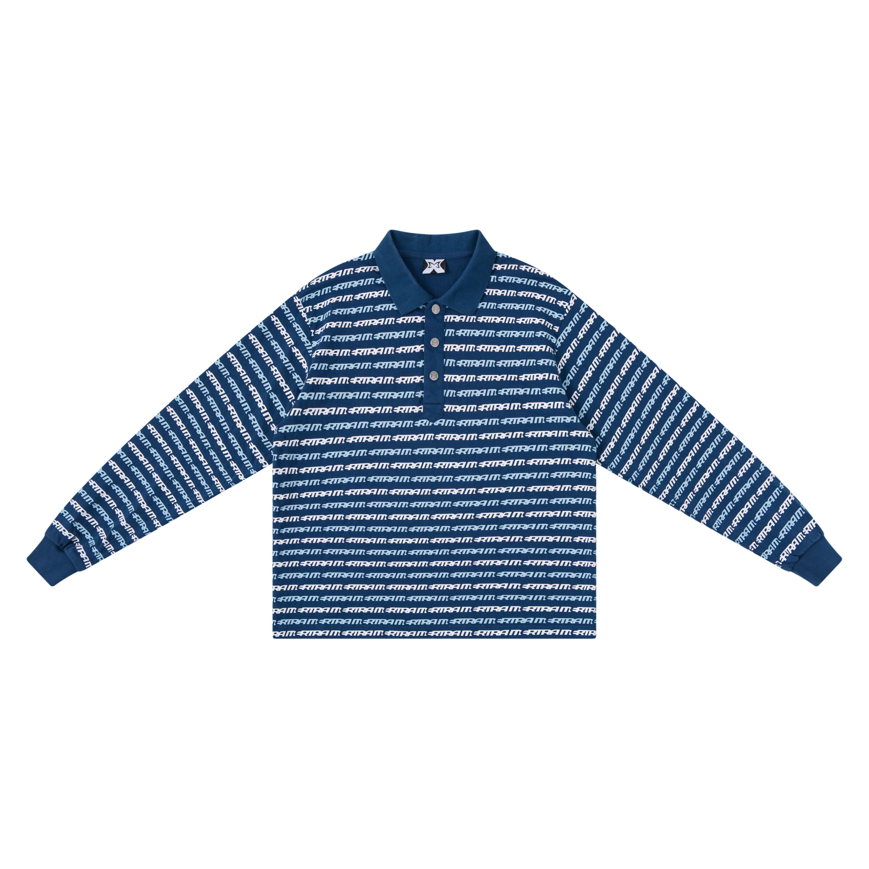 Logo Stripe Rugby (Blue)