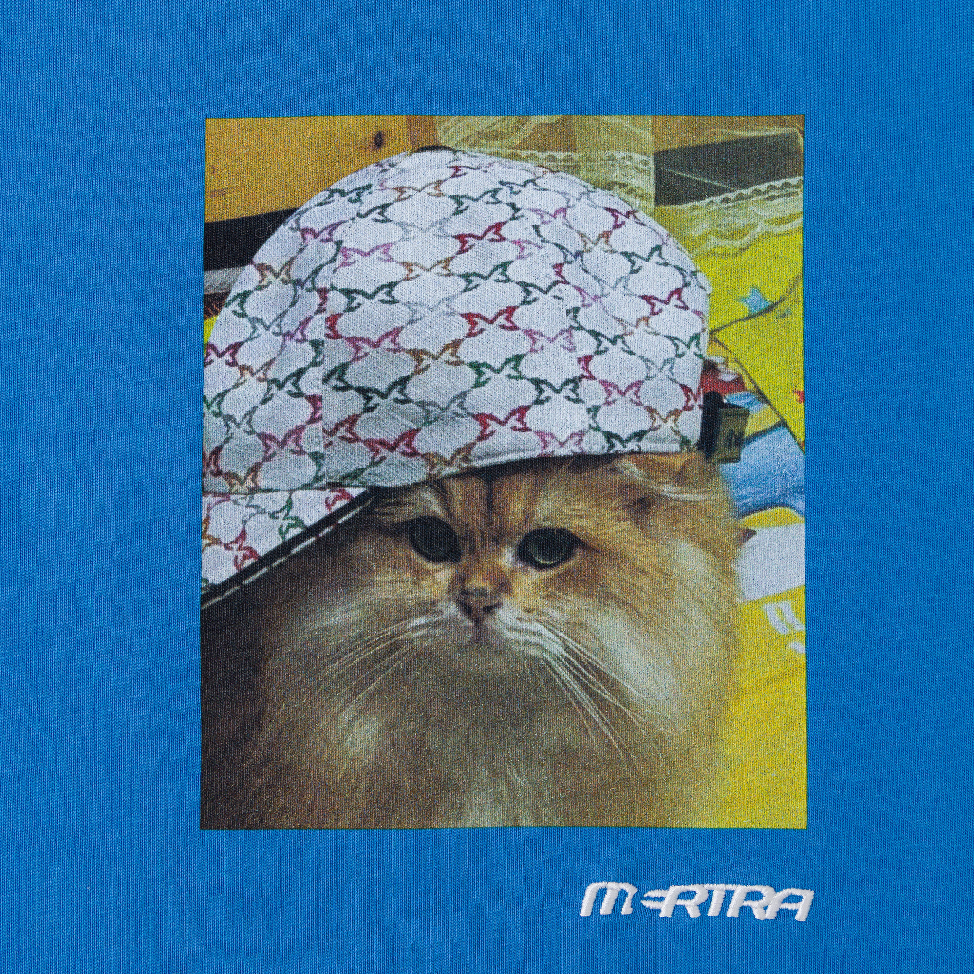 Cat In Da Hat Tee (Blue)
