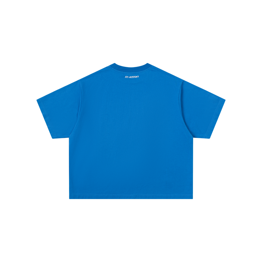 Cat In Da Hat Tee (Blue)