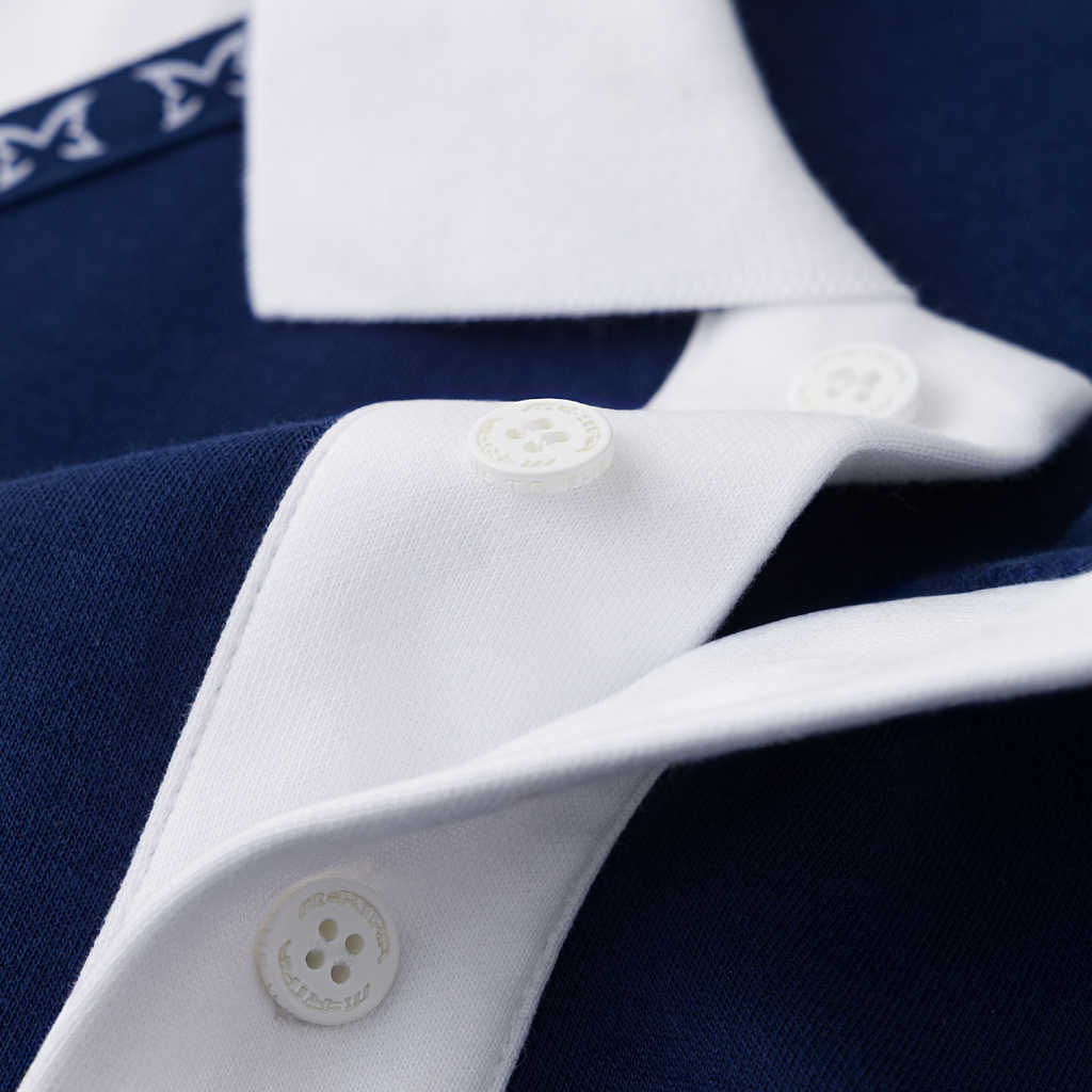 Precision Panel Polo (Blue)