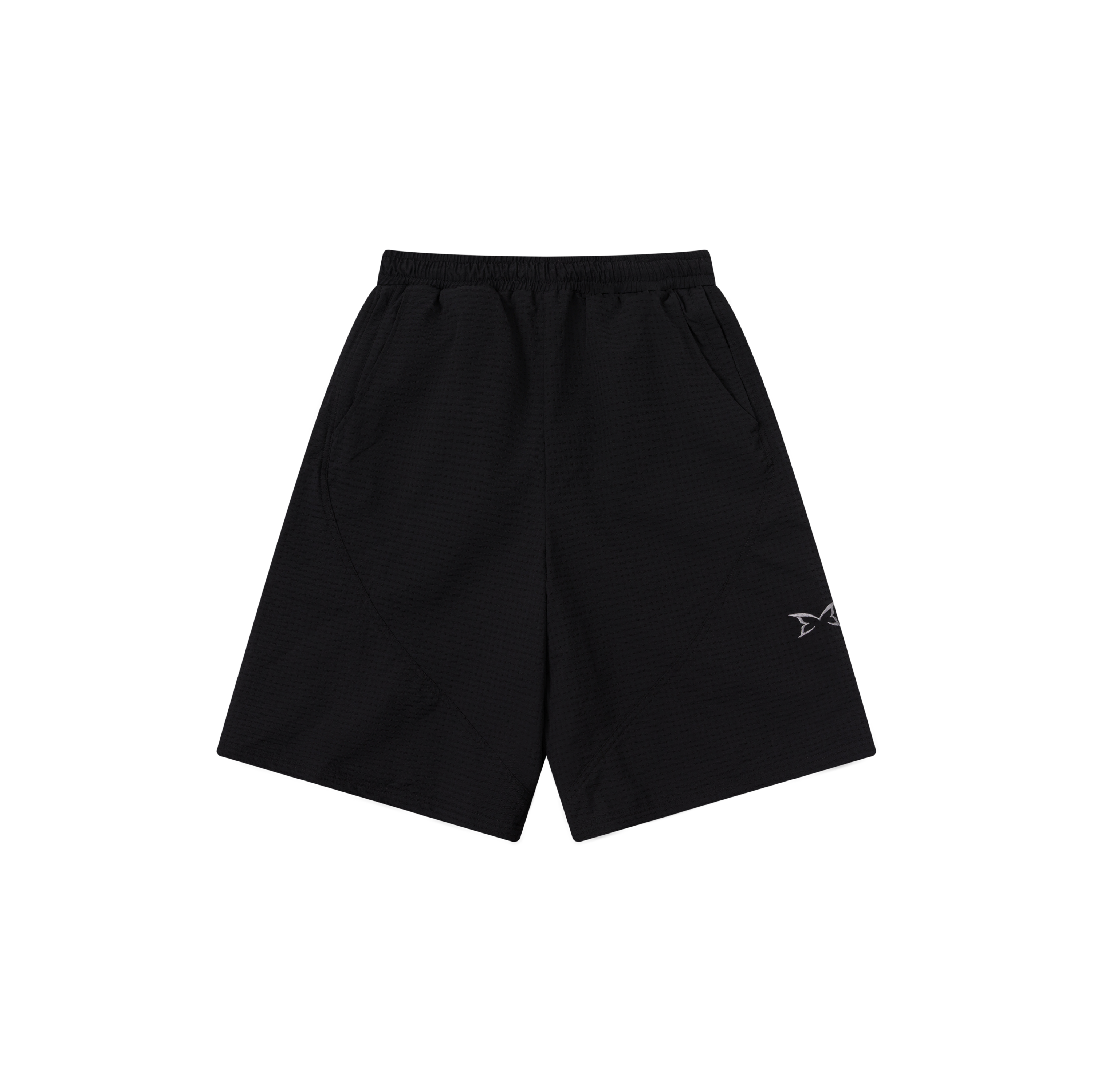 Bubble Woven Shorts (Black)