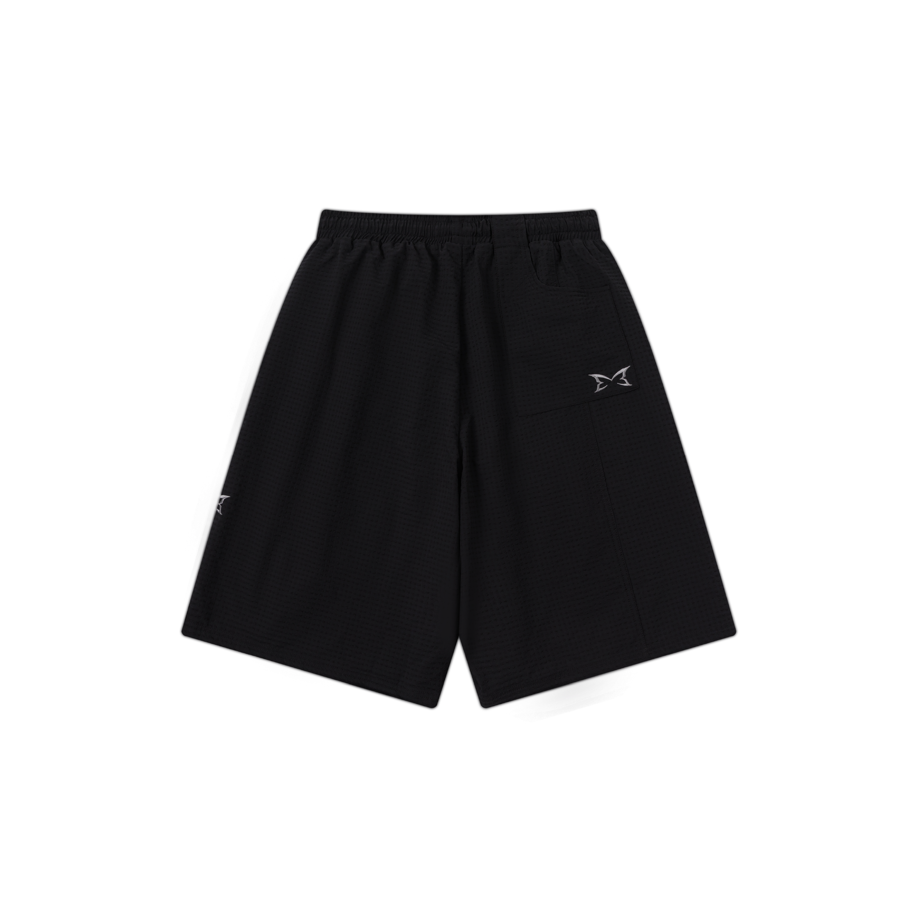 Bubble Woven Shorts (Black)