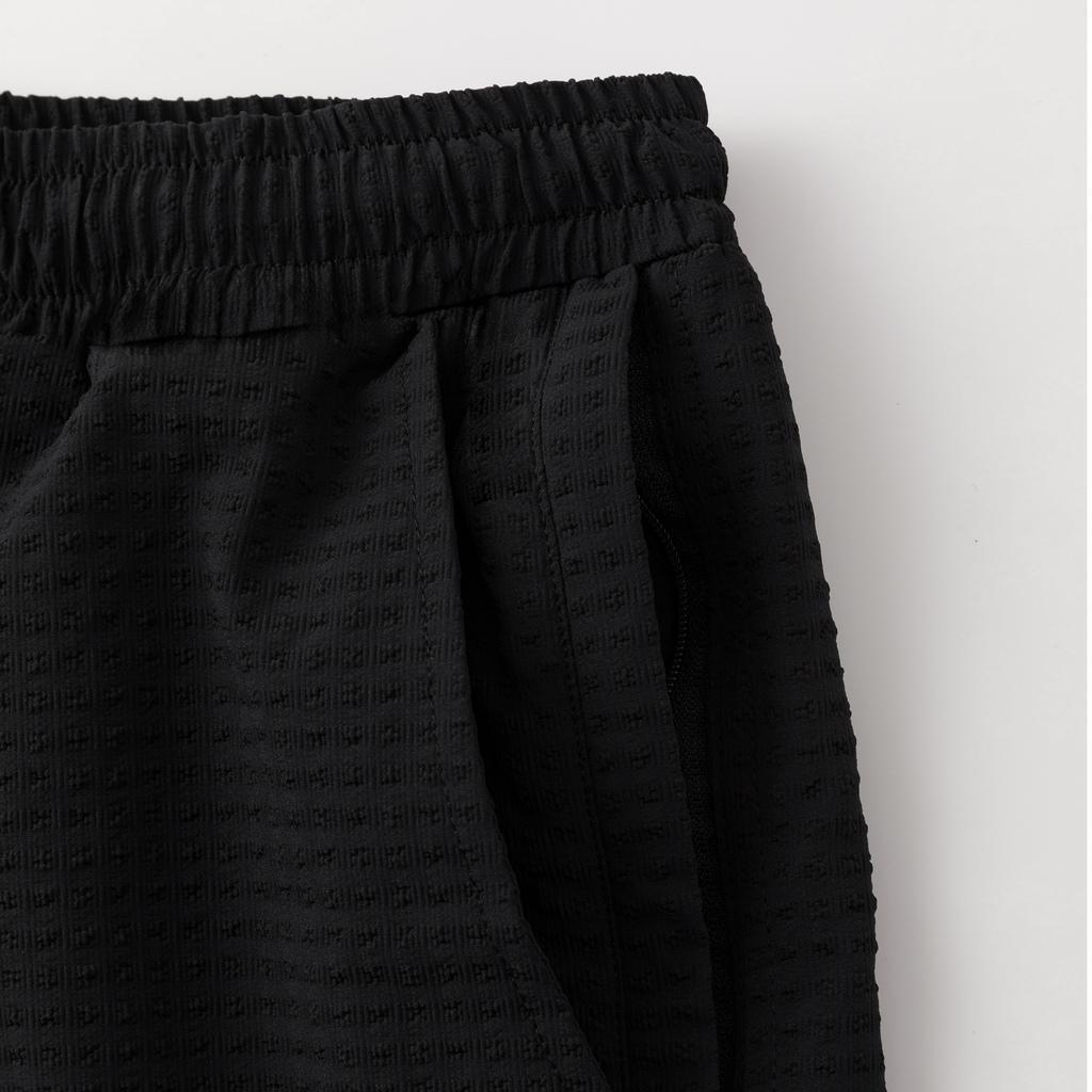 Bubble Woven Shorts (Black)