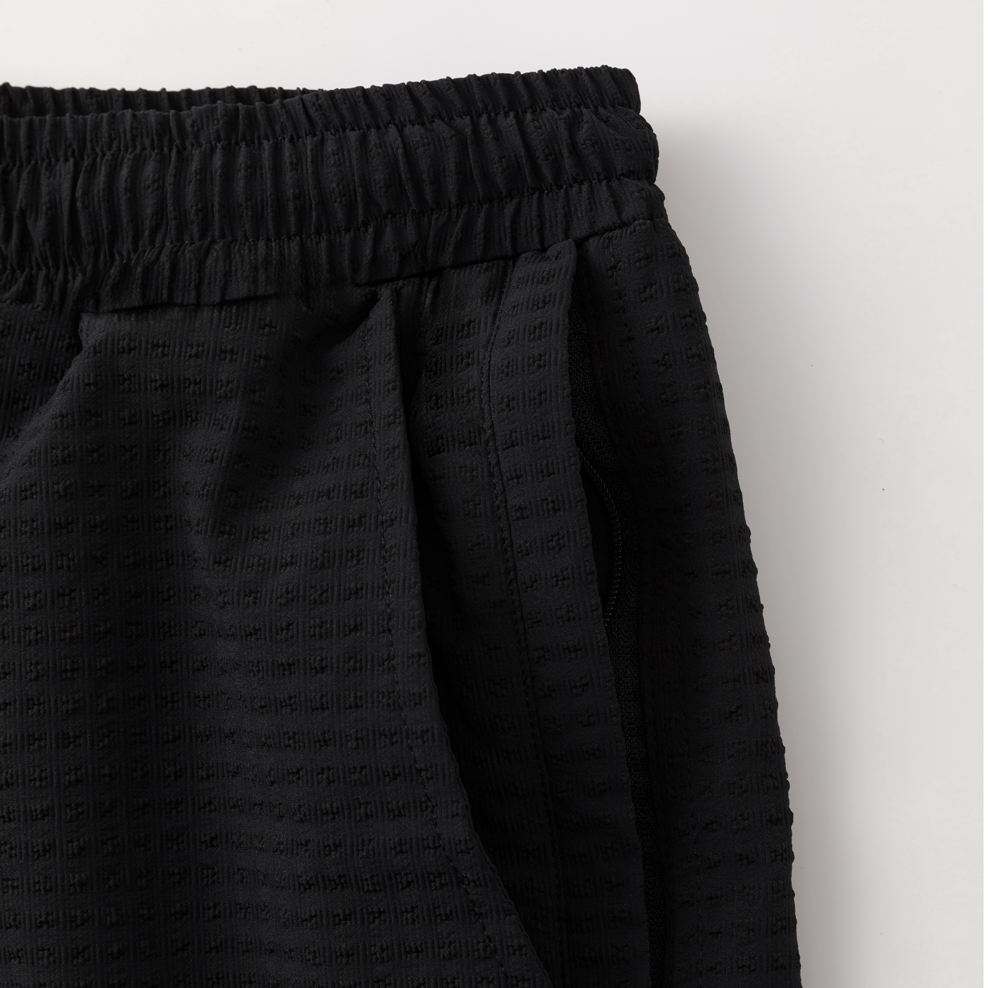 Bubble Woven Shorts (Black)
