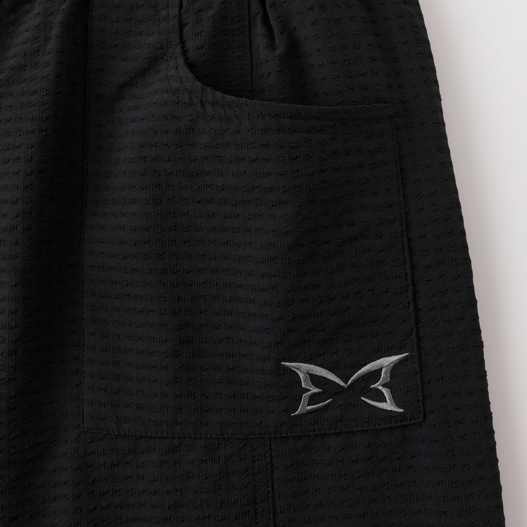 Bubble Woven Shorts (Black)