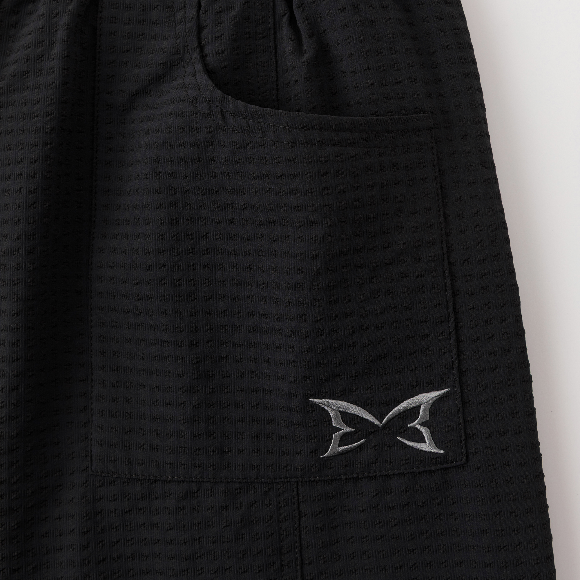 Bubble Woven Shorts (Black)