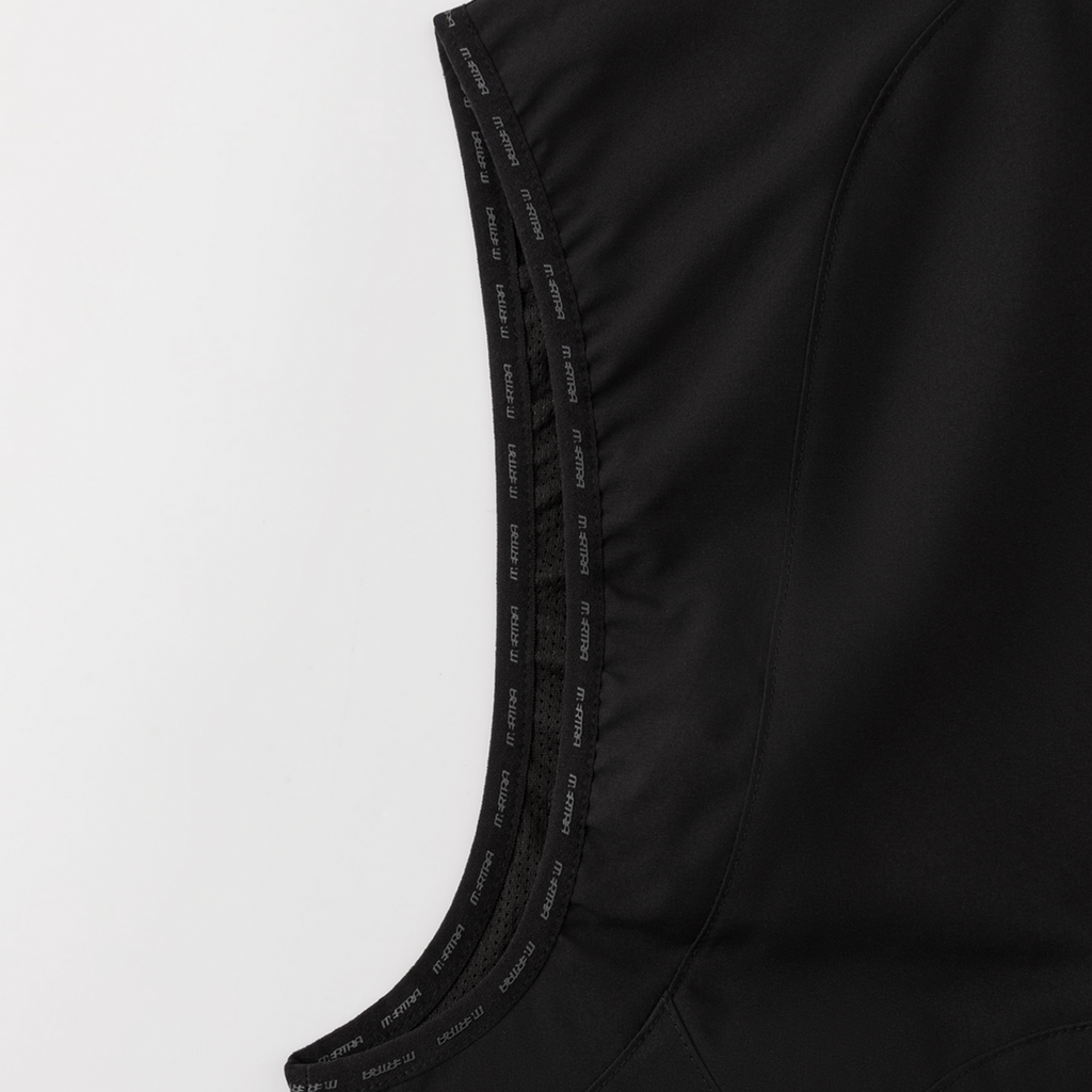 Technical Hooded Gilet (Black)