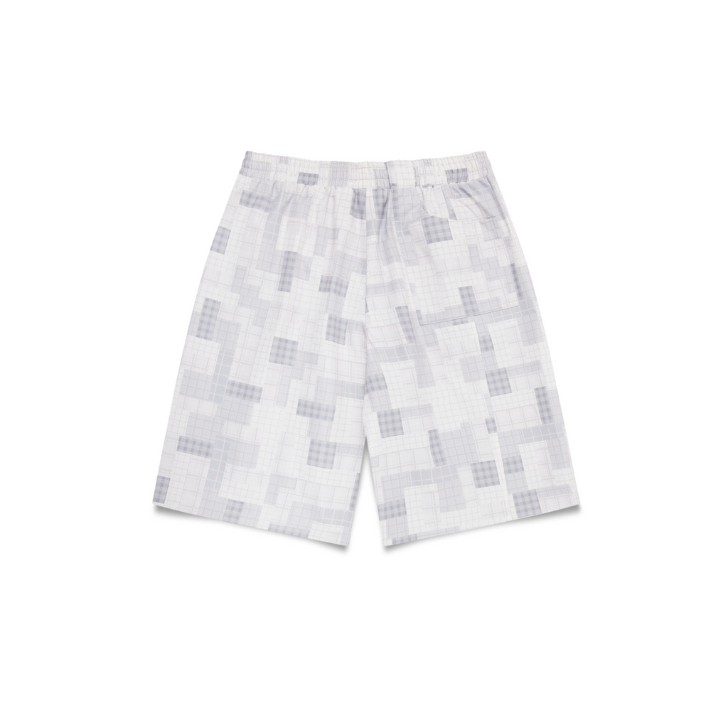 Patchwork Plaid Shorts