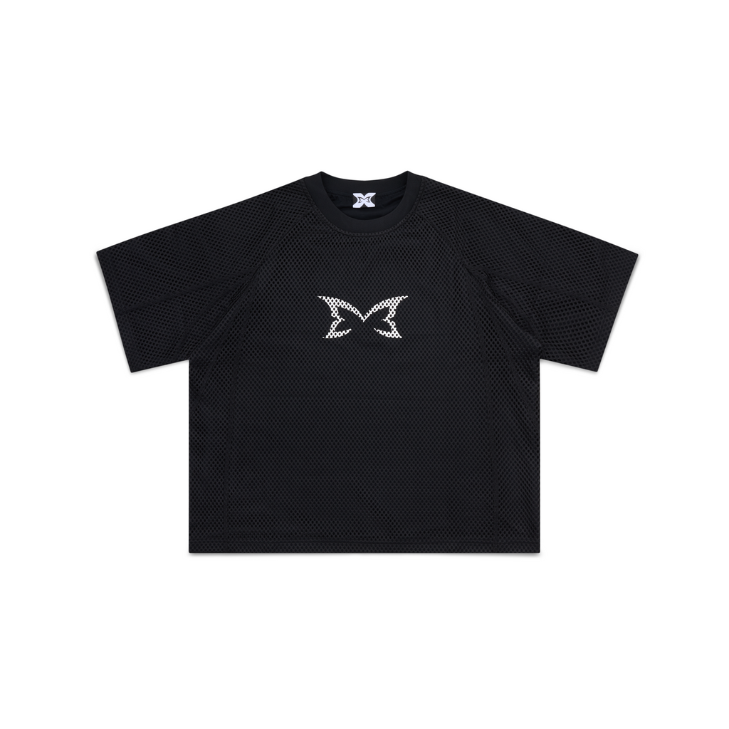Layered Mesh Jersey (Black)