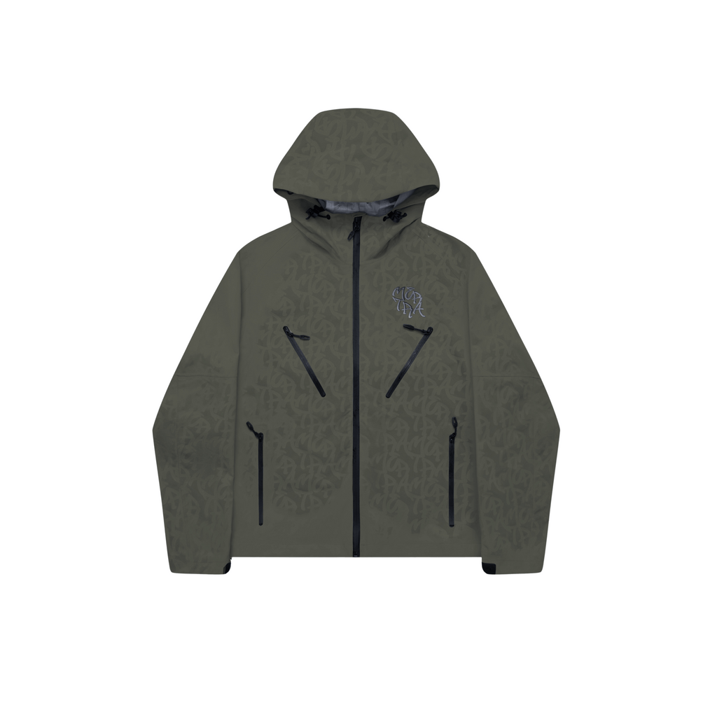 Monogram Shell Jacket (Green)