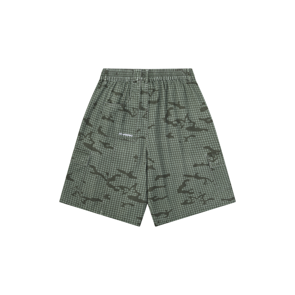 Grid Camo Shorts