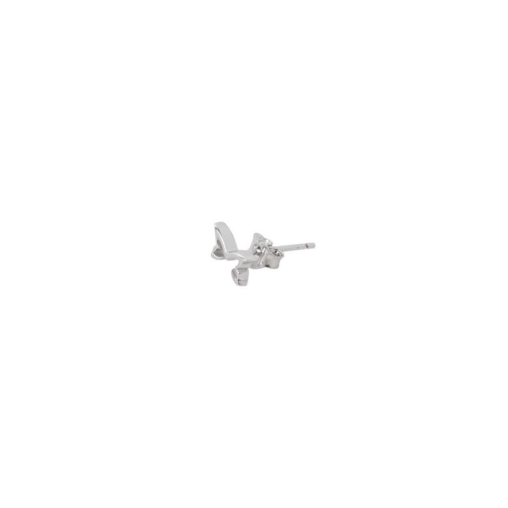 Logo Stud Earrings (Silver)