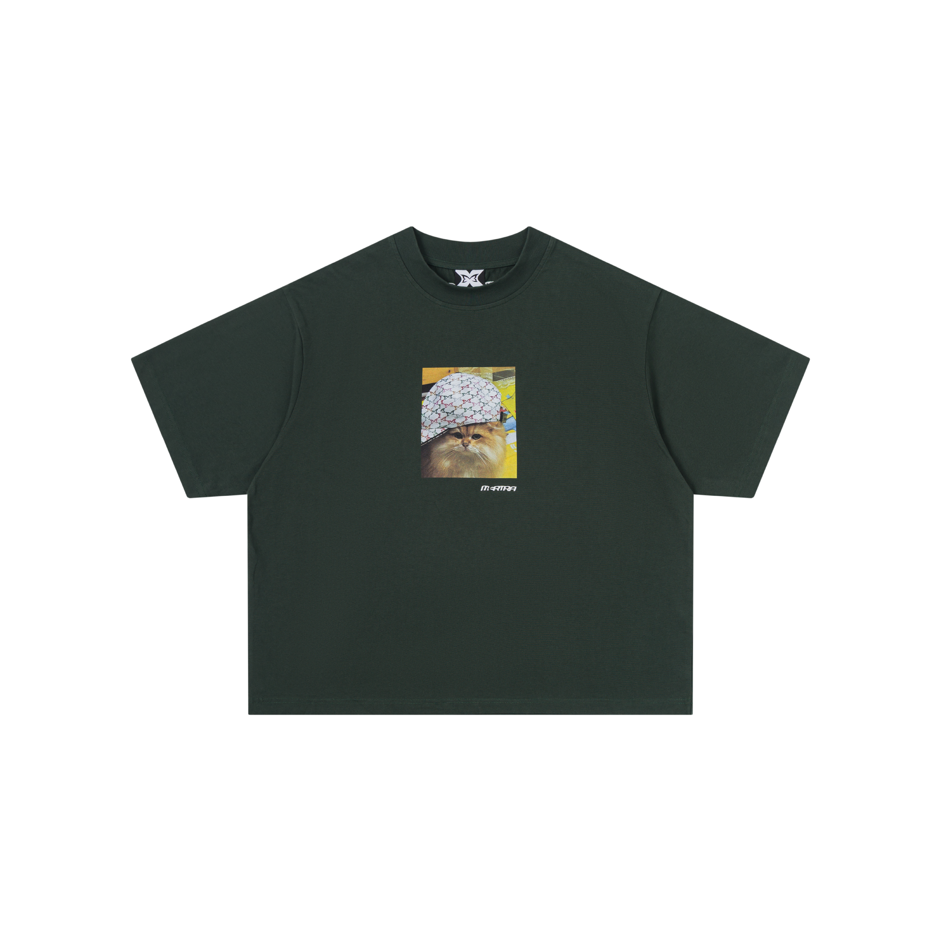 Cat In Da Hat Tee (Green)