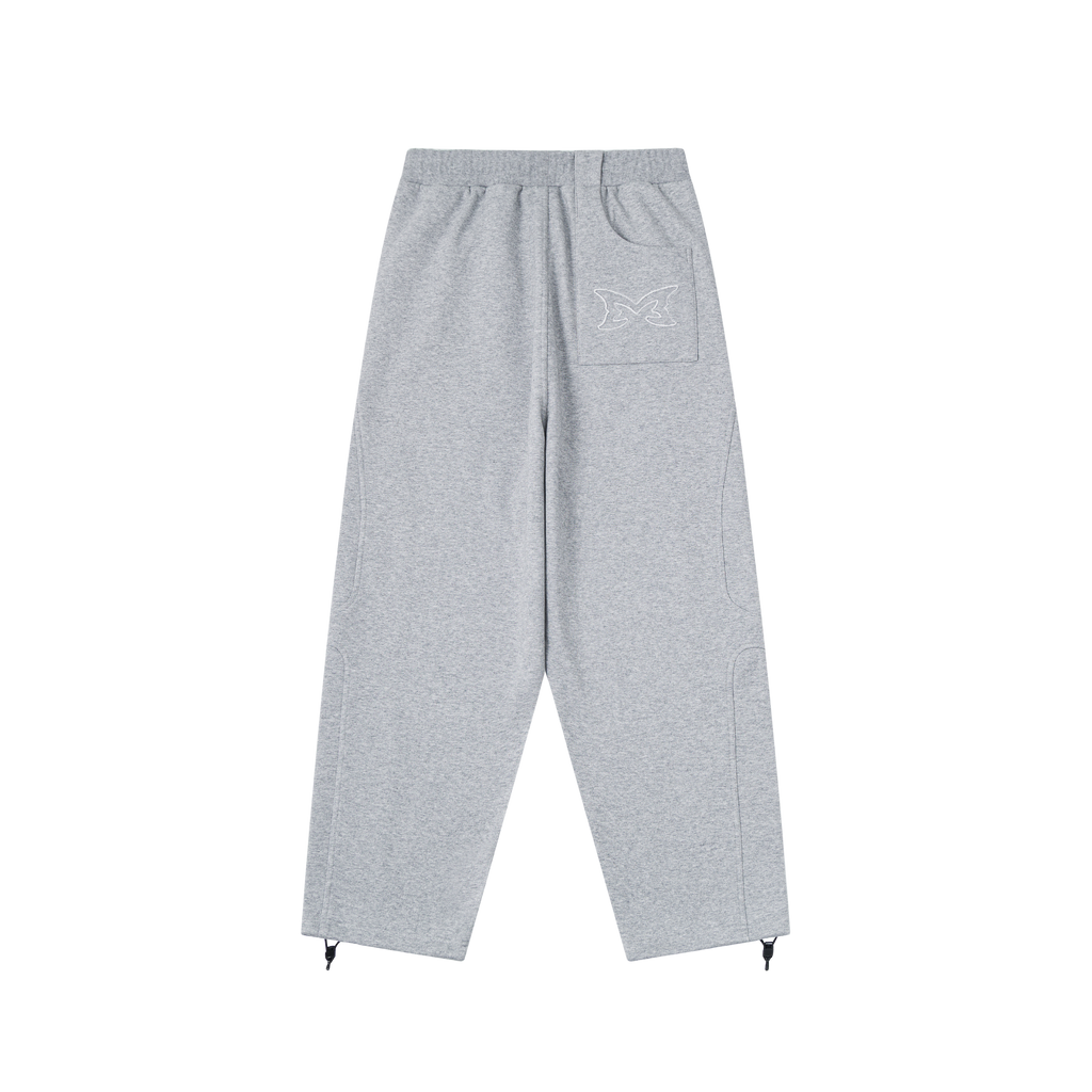 Split Panel Joggers (Grey)