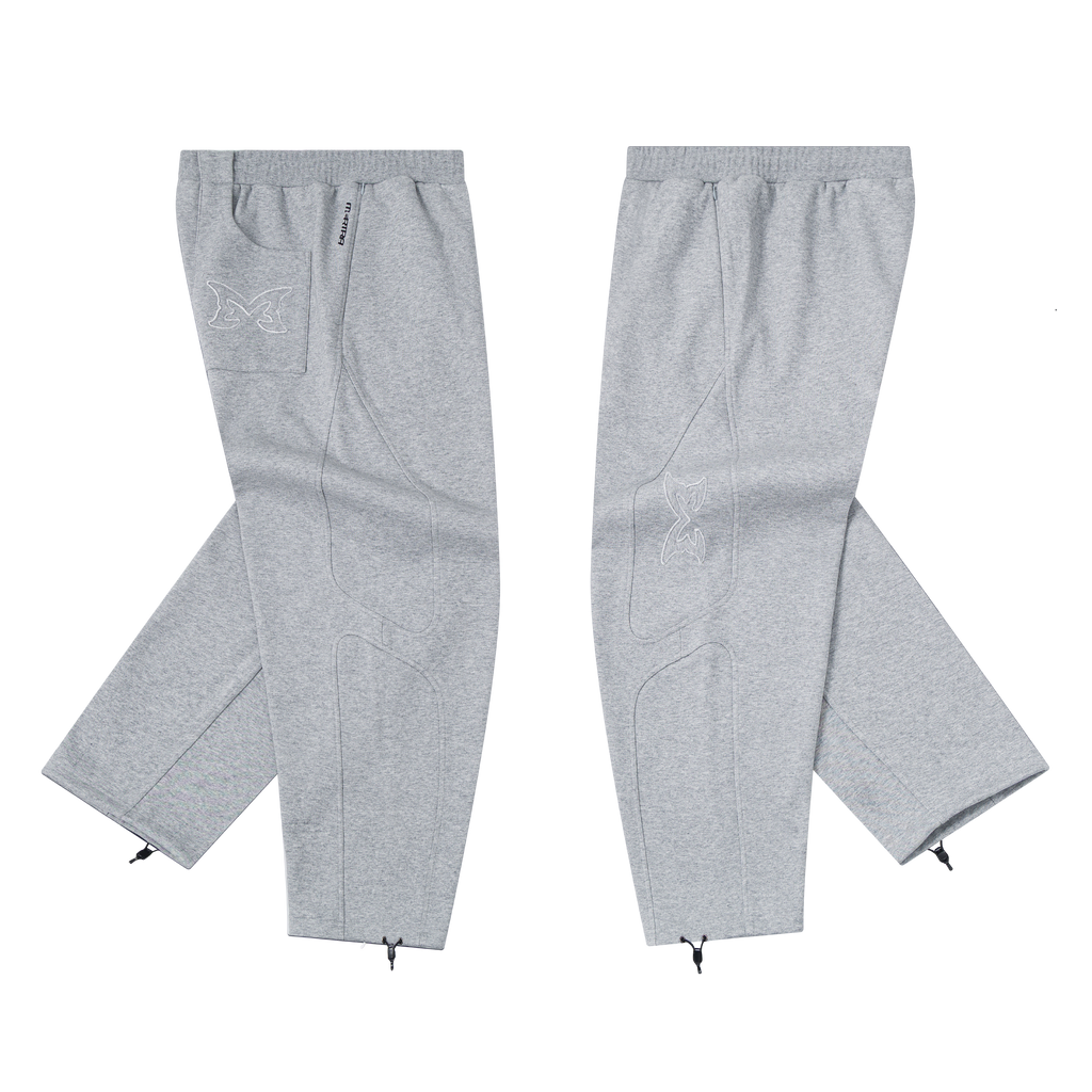 Split Panel Joggers (Grey)