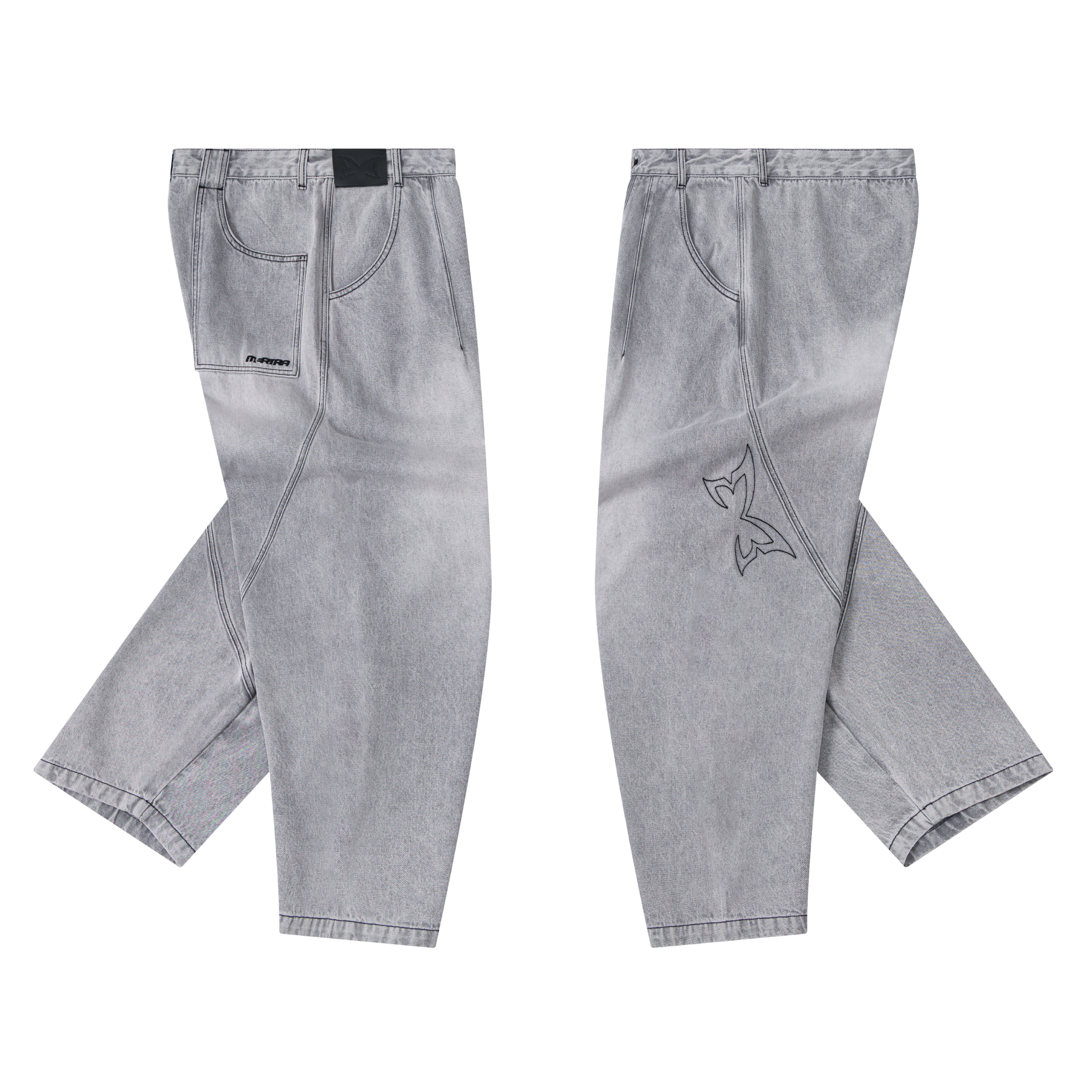 Reverse Bigstep Denim (Grey / Black)