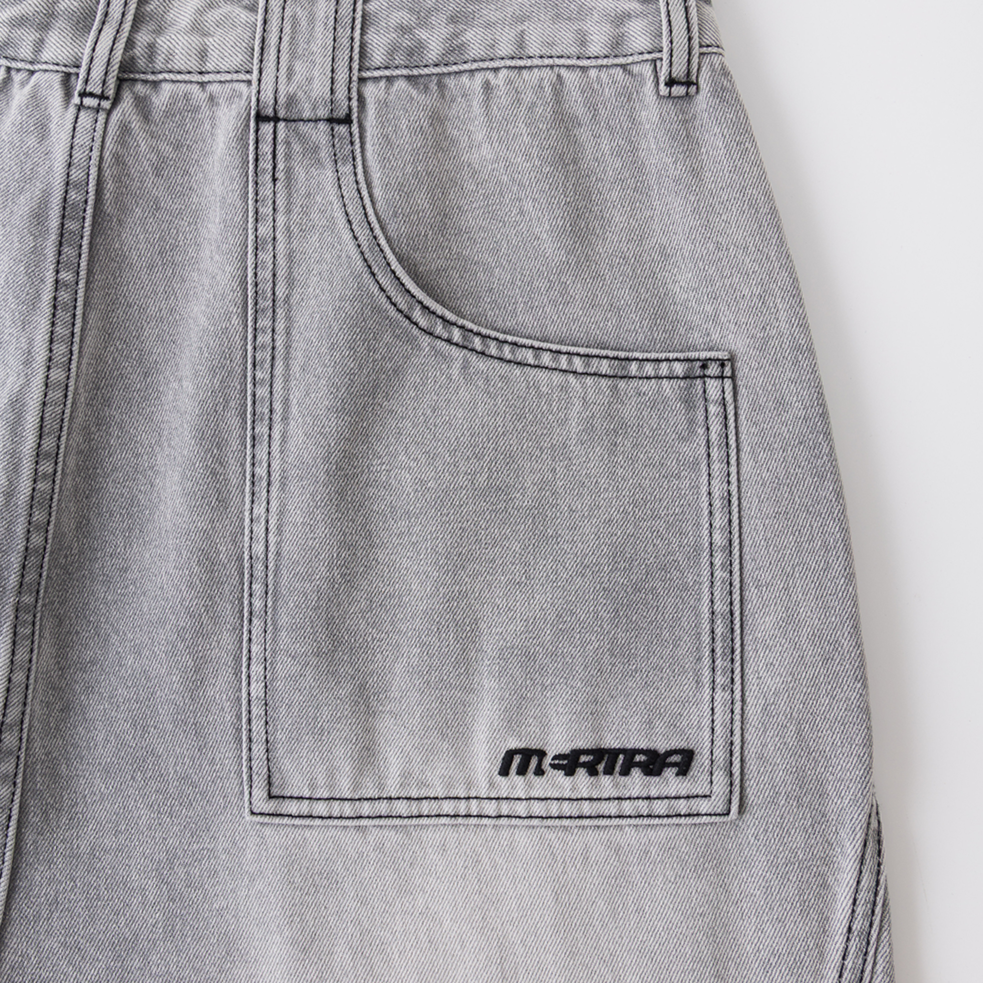 Reverse Bigstep Denim (Grey / Black)