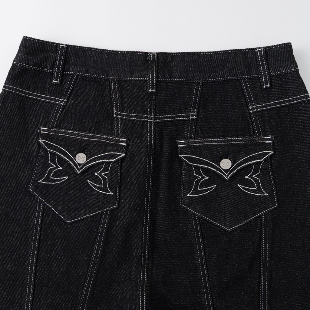 Hardline Denim (Black / White)