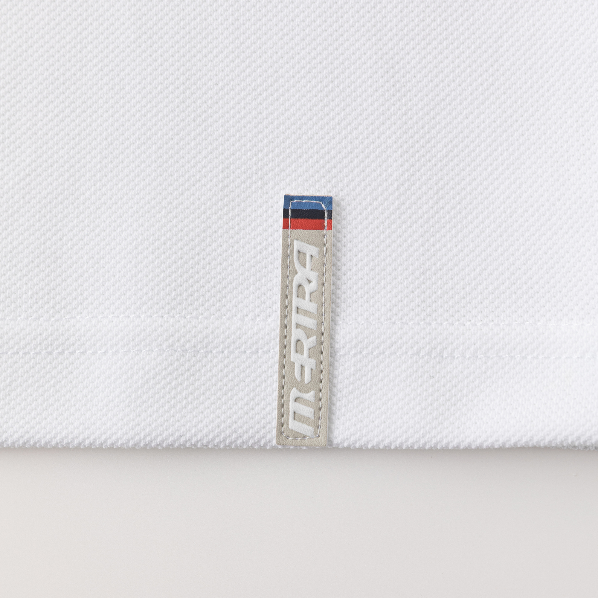 Crosscut Polo (White / Blue)