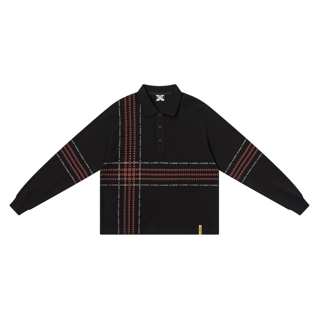 Crosscut Rugby (Black / Red)