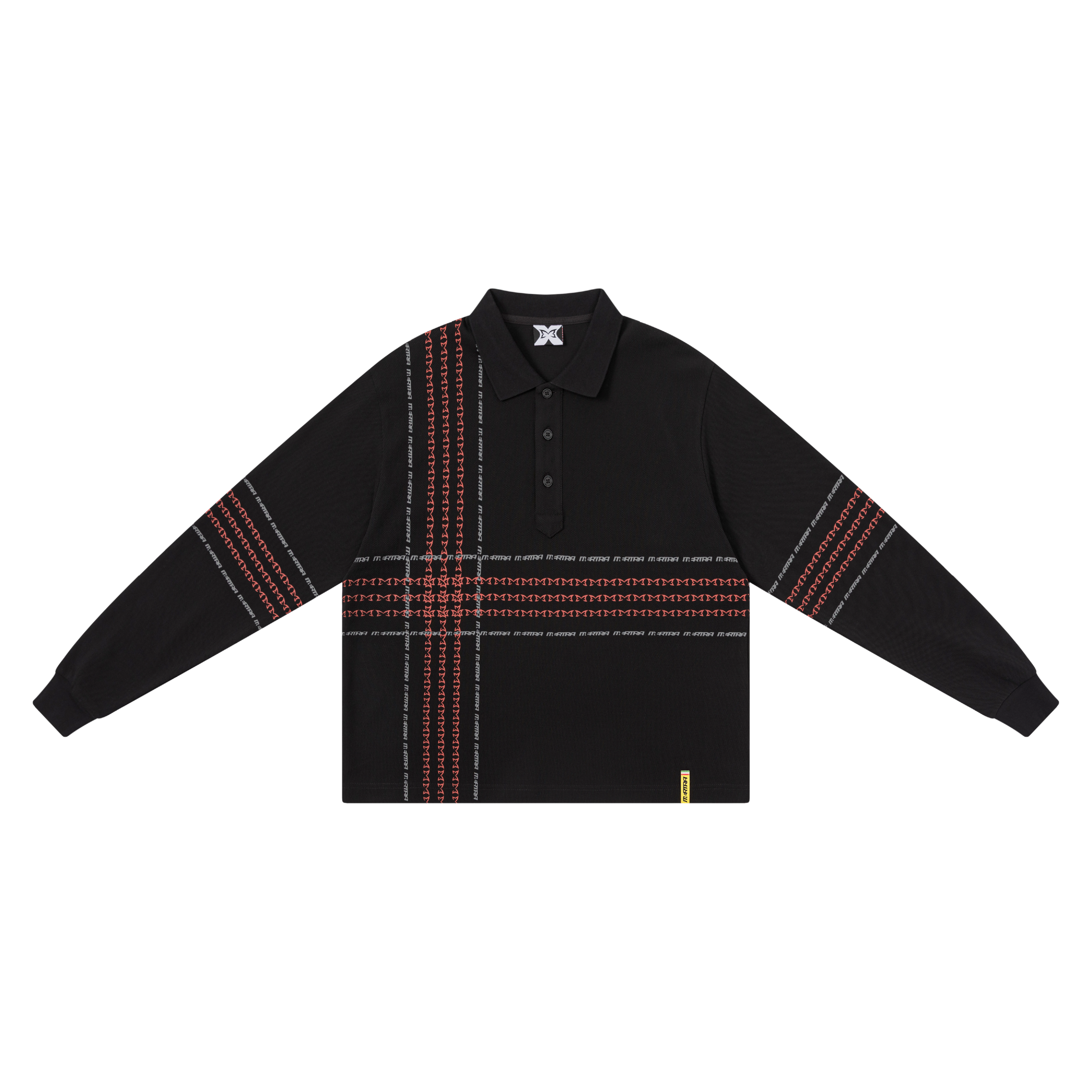 Crosscut Rugby (Black / Red)