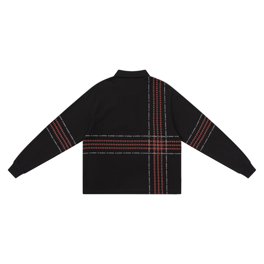 Crosscut Rugby (Black / Red)