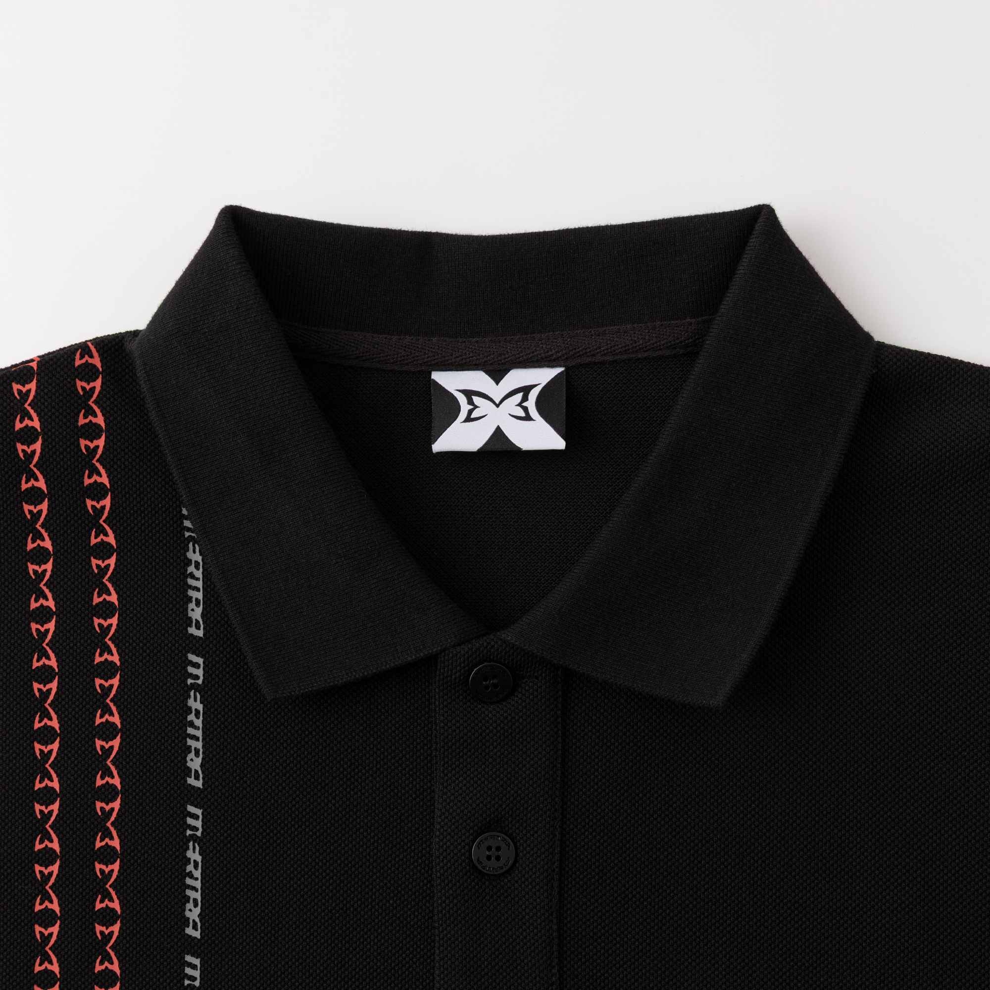 Crosscut Rugby (Black / Red)