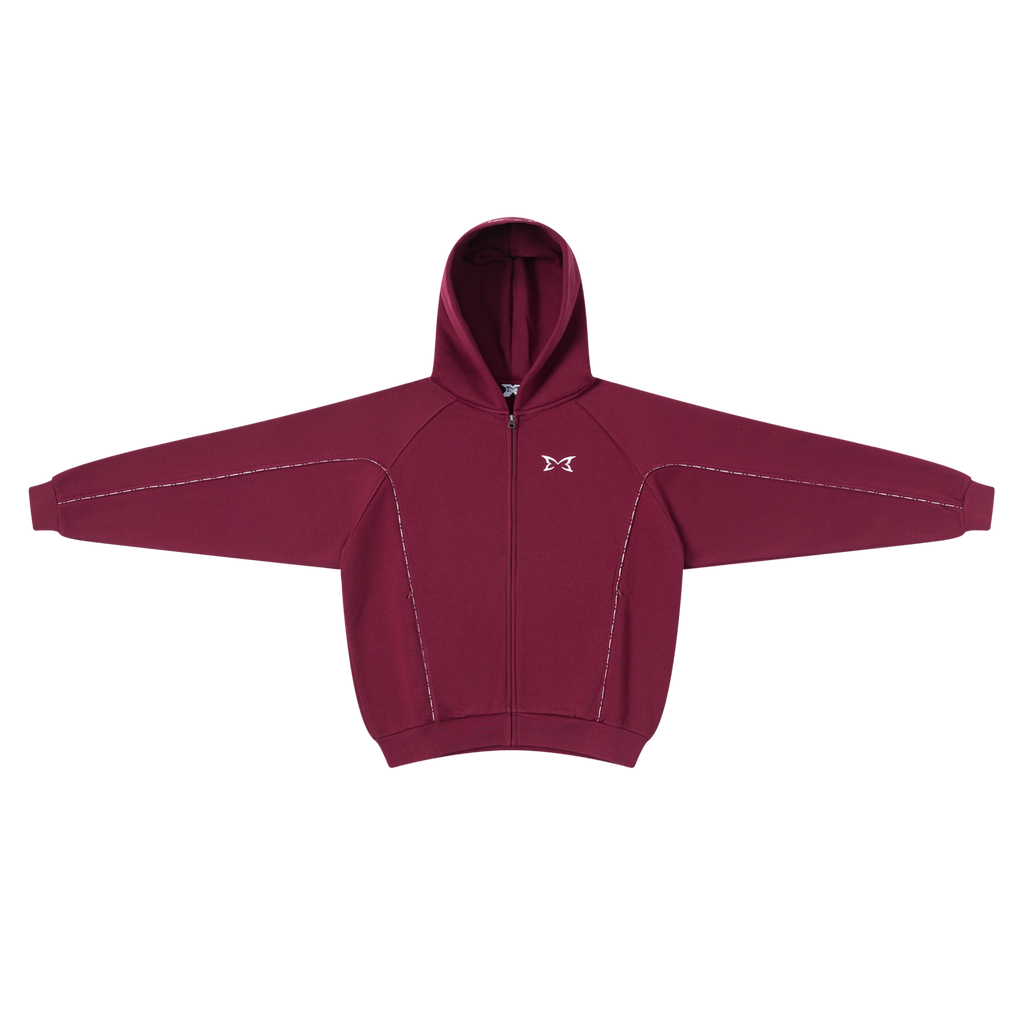 Piping Hood (Maroon)