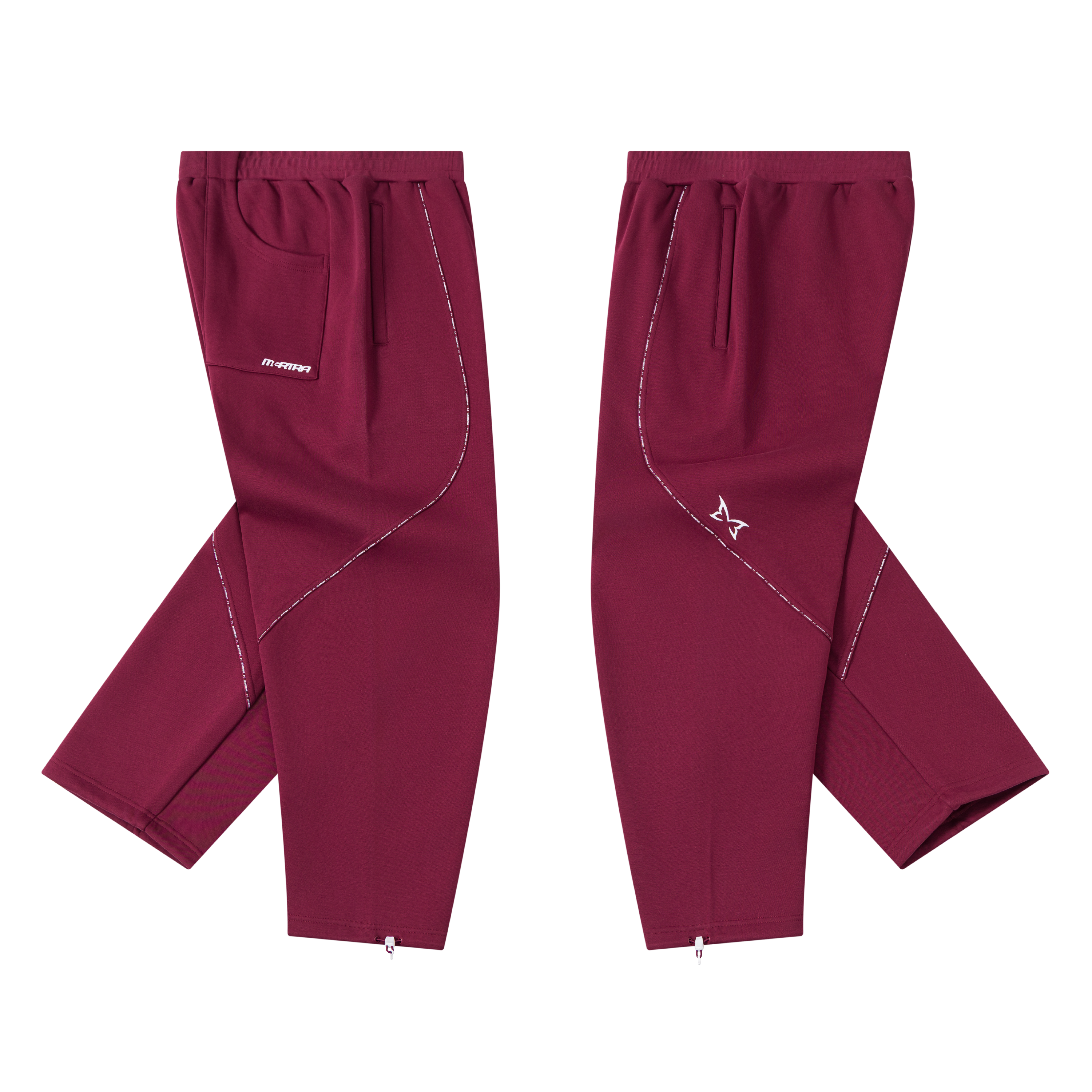 Piping Joggers (Maroon)