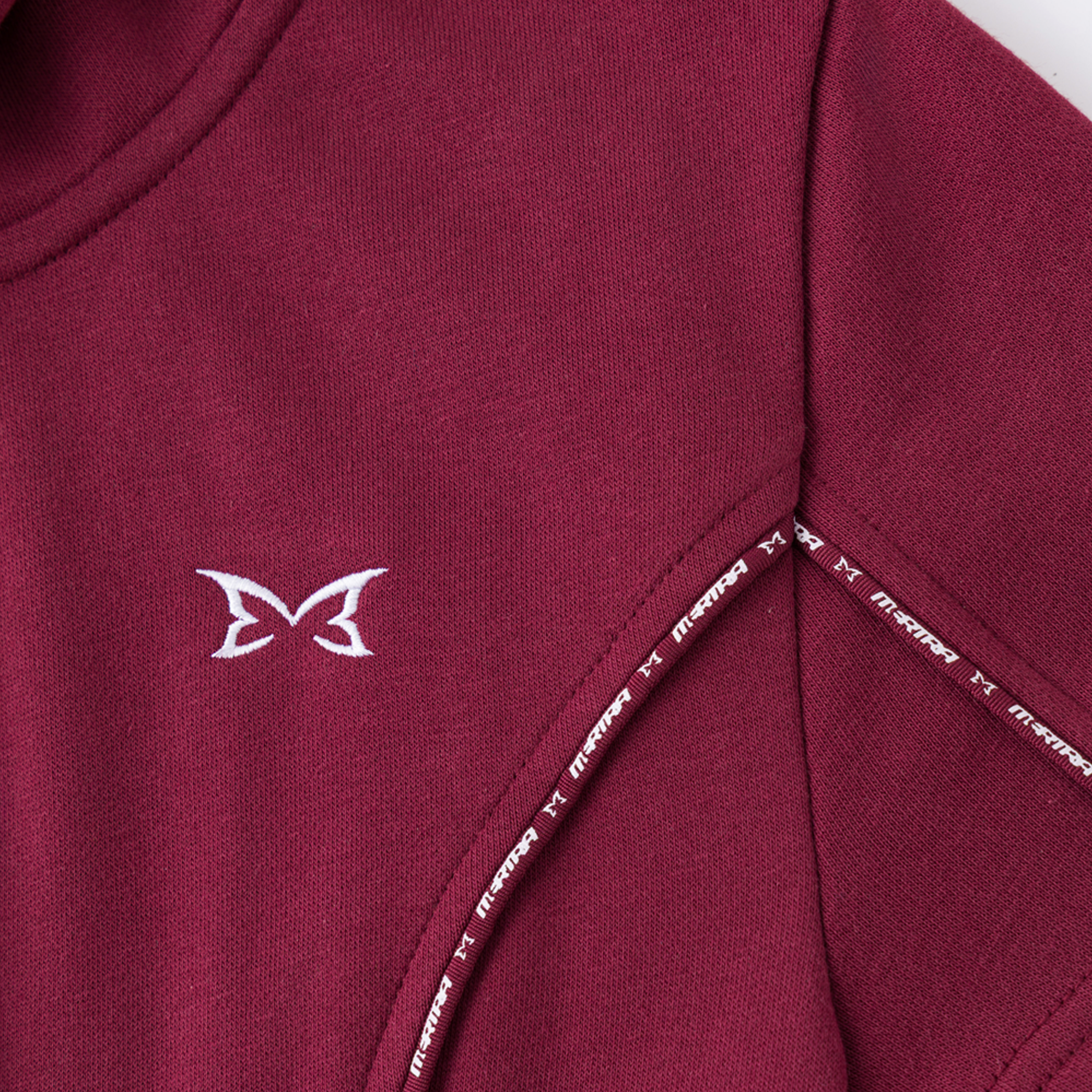 Women’s Piping Top (Maroon)