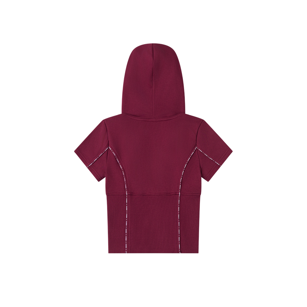 Women’s Piping Top (Maroon)