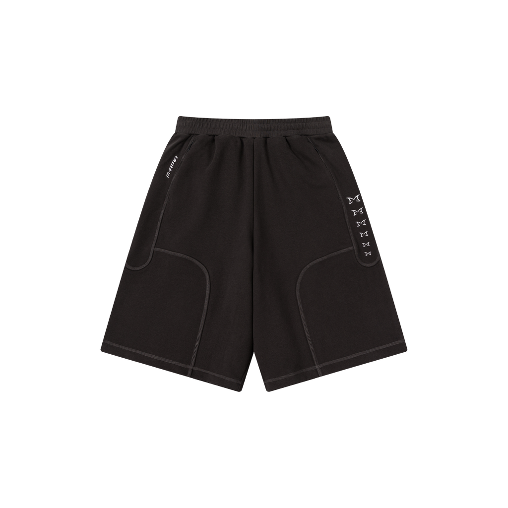 Contra Track Shorts (Cream / Charcoal)