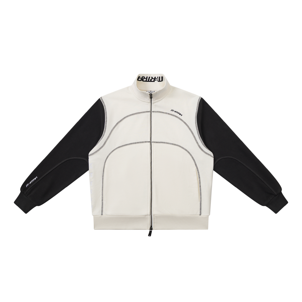 Contra Track Jacket (Cream / Charcoal)