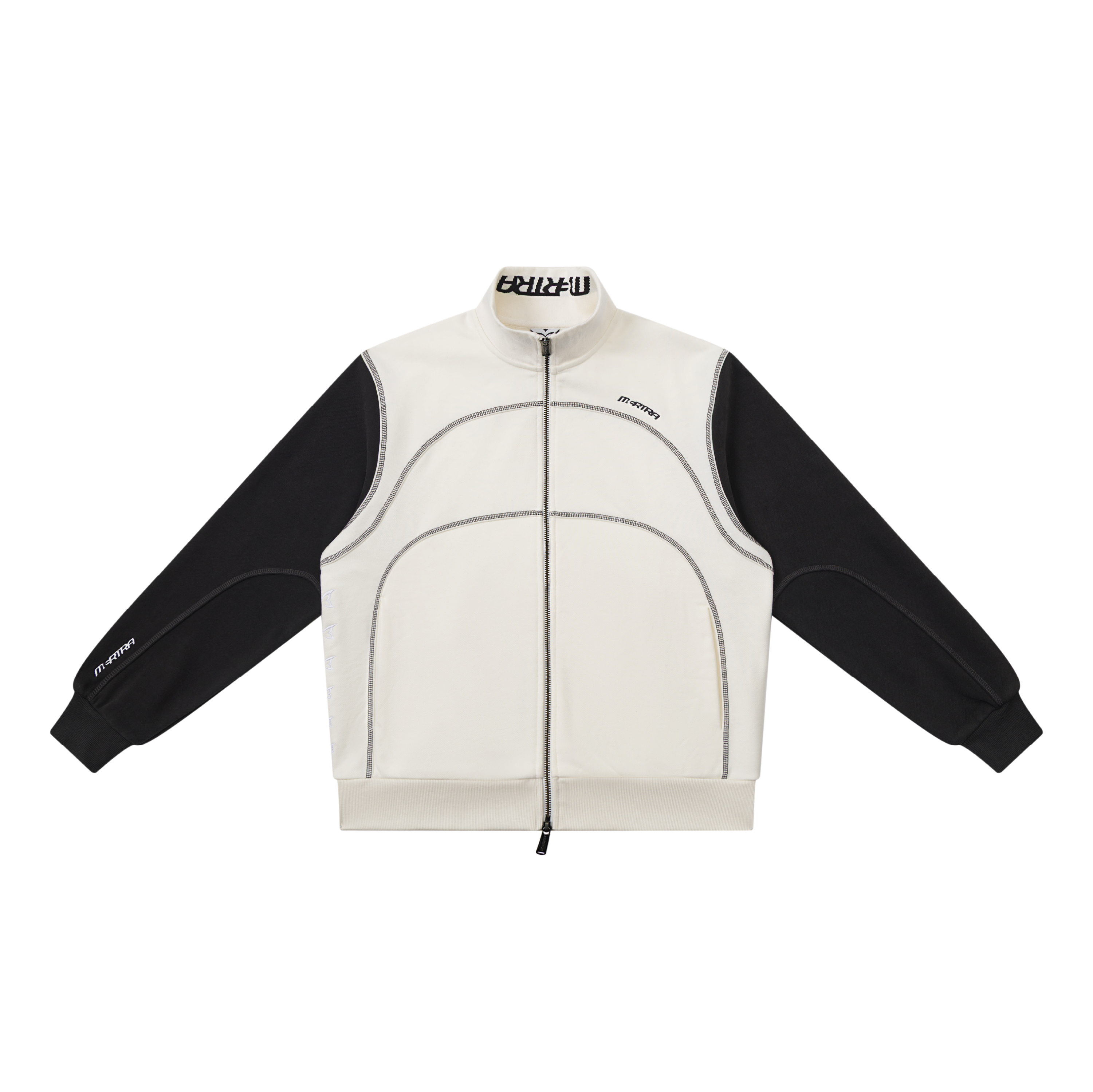 Contra Track Jacket (Cream / Charcoal)
