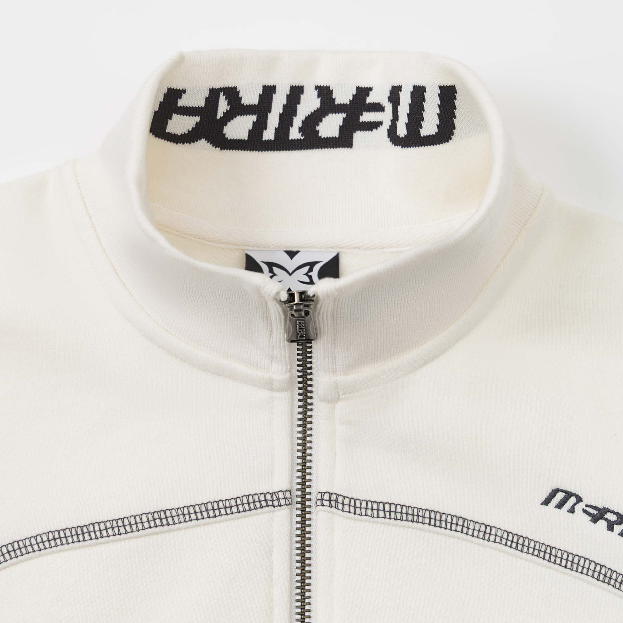 Contra Track Jacket (Cream / Charcoal)