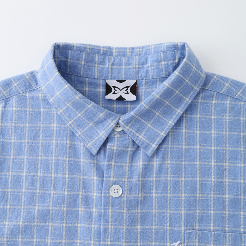 Plaid Shirt (Light Blue)